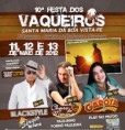 De 11 a 13 de Maio, acontece 10ª Festa dos Vaqueiros de Santa Maria da Boa Vista